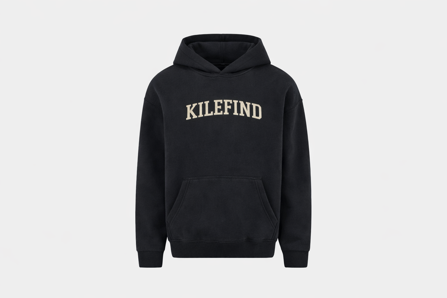 KILEFIND Essential Hoodie – Black